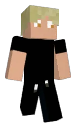black and tumbleweed Minecraft skin — Classic model — first worn by Arska893
