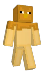 goldenrod and cream can Minecraft skin — Classic model — first worn by Craszi