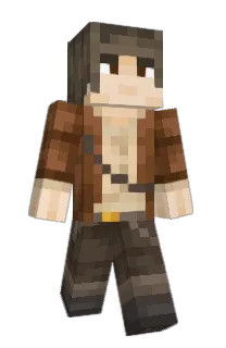 Front of Antiary's skin