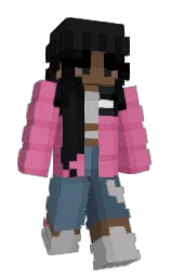 charm and cod gray Minecraft skin — Slim model