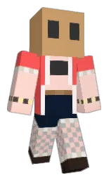 umekko's Minecraft skin wearing the Migrator cape