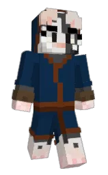 blue zodiac and hairy heath Minecraft skin — Slim model — first worn by MayzeyMay