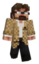 cod gray and black marlin Minecraft skin — Classic model