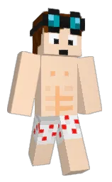 EL_VLADY's Minecraft skin wearing the Purple Heart cape