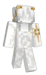 white and cararra Minecraft skin — Classic model