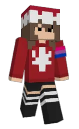therealcanada12's Minecraft skin wearing the Pan cape