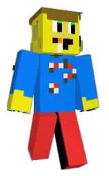 azure radiance and ripe lemon Minecraft skin — Classic model