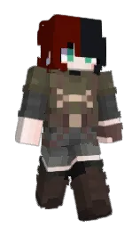 woodsmoke and rosewood Minecraft skin — Slim model — first worn by Cydeny