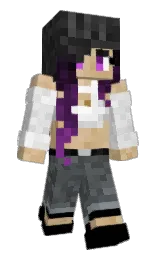 Gyaramew's Minecraft skin wearing the Migrator cape