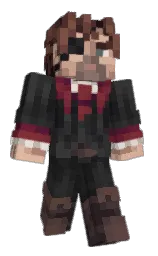 shark and cowboy Minecraft skin — Classic model