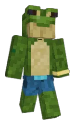 clover and fern frond Minecraft skin — Classic model