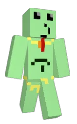 granny smith apple and laser lemon Minecraft skin — Classic model