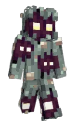 blue smoke and corduroy Minecraft skin — Slim model — first worn by Jooooonaaaas