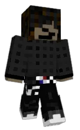 black and mine shaft Minecraft skin — Classic model — first worn by VireDaWolf_TK