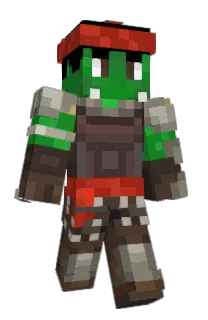 Front of Minecraft skin