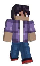 white and mulled wine Minecraft skin — Classic model — first worn by NistarsWorld