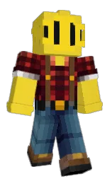 golden dream and white Minecraft skin — Classic model — first worn by Icarus_Works