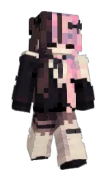 Kinoph's Minecraft skin wearing the Cherry Blossom cape