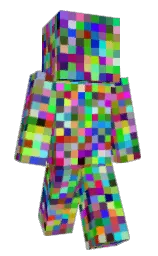 horses neck and black Minecraft skin — Slim model — first worn by _pakman_