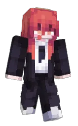 blackcurrant and sunglo Minecraft skin — Classic model