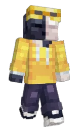 LmaoSoEz's Minecraft skin wearing the Purple Heart cape