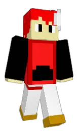 primrose and torch red Minecraft skin — Classic model