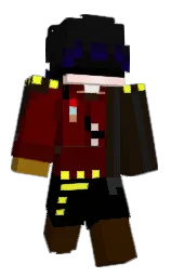 black and rosewood Minecraft skin — Classic model