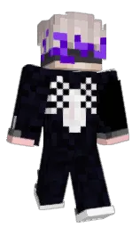 cold turkey and black Minecraft skin — Slim model — first worn by Roboute19