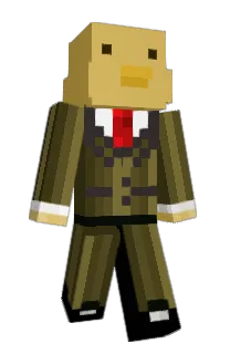 Front of Healedblade's skin