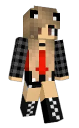 MrsCoin's Minecraft skin wearing the Pan cape