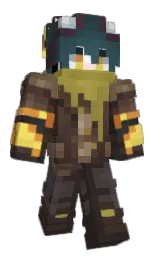 cocoa brown and woody brown Minecraft skin — Classic model