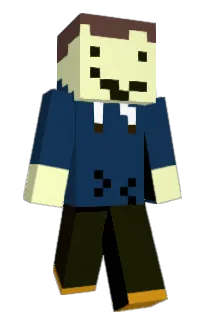 Front of GameRun's skin