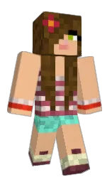 xXJemmaMXx's Minecraft skin wearing the MineCon 2013 cape