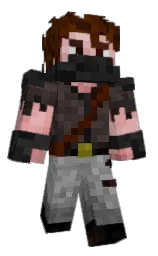 HardBandit's Minecraft skin wearing the Migrator cape