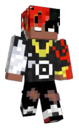 black and cape palliser Minecraft skin — Slim model