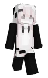 cod gray and white Minecraft skin — Slim model