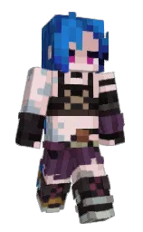 rotfrontradio's Minecraft skin wearing the Twisted cape