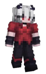 Yukirisa's Minecraft skin wearing the Menace cape