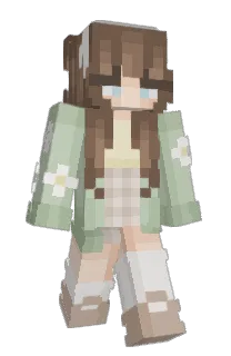 Front of Pancakepet's skin