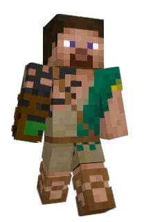 Front of waterblender's skin