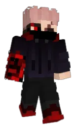 cod gray and rustic red Minecraft skin — Classic model