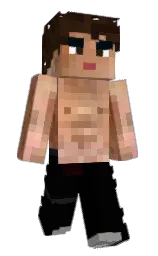 deepvoicechad's Minecraft skin wearing the Pan cape