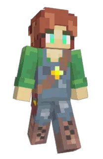 Front of DactylRexasaur's skin