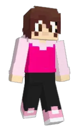mine shaft and pale rose Minecraft skin — Slim model — first worn by Jaminout_