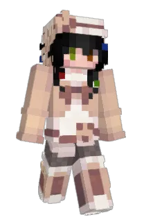 Front of Plaestro's skin