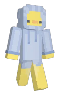 Front of supsiep's skin