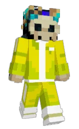 turbo and white Minecraft skin — Slim model — first worn by Nonu222222