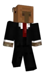 FabriCrack's Minecraft skin wearing the Pan cape