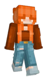 GraceKeane's Minecraft skin wearing the Migrator cape