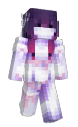 Arcane's Minecraft skin wearing the Moonlight Trail cape